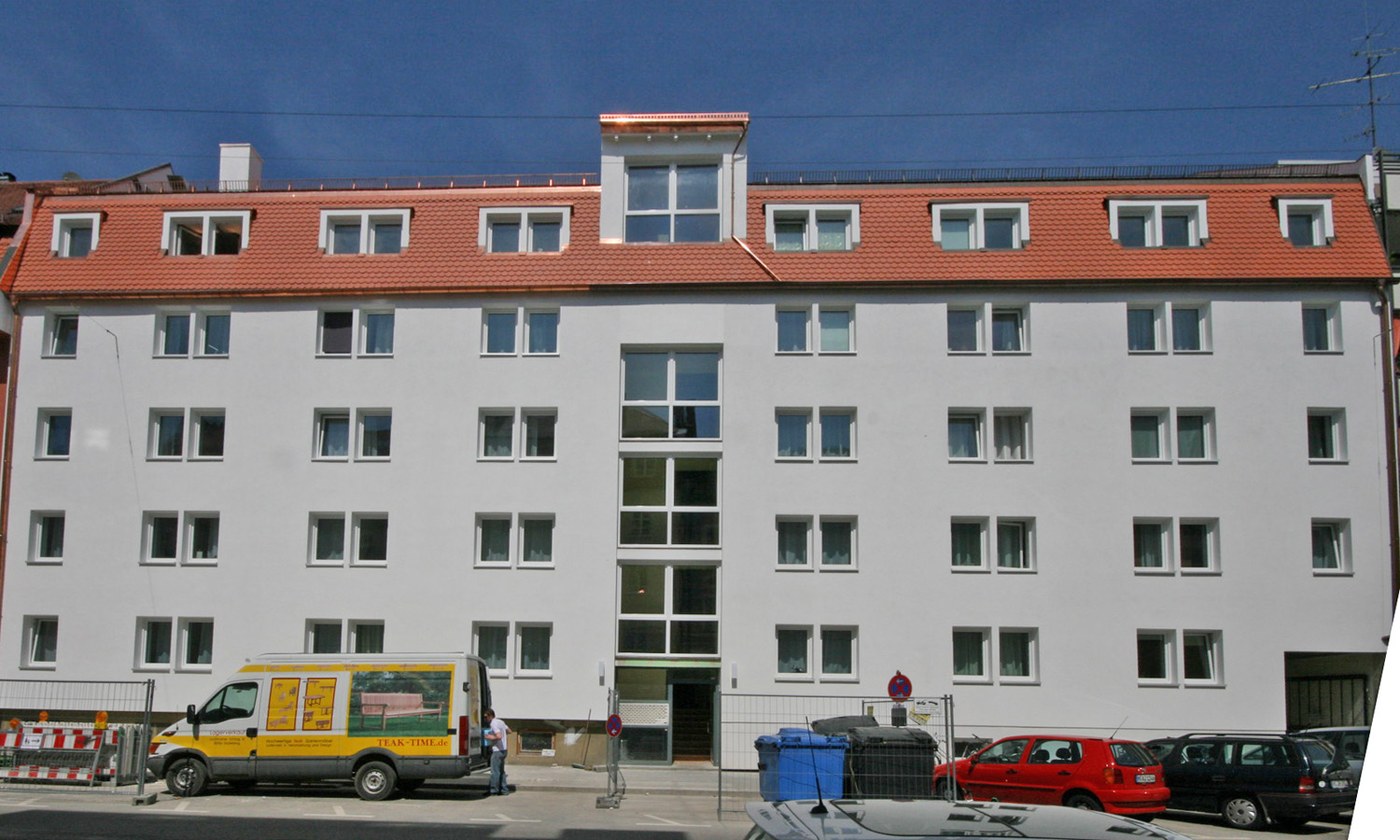 Studentenwohnheim Clemensstraße 118 in München.