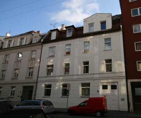 Gebäude Clemensstraße 127 in München.